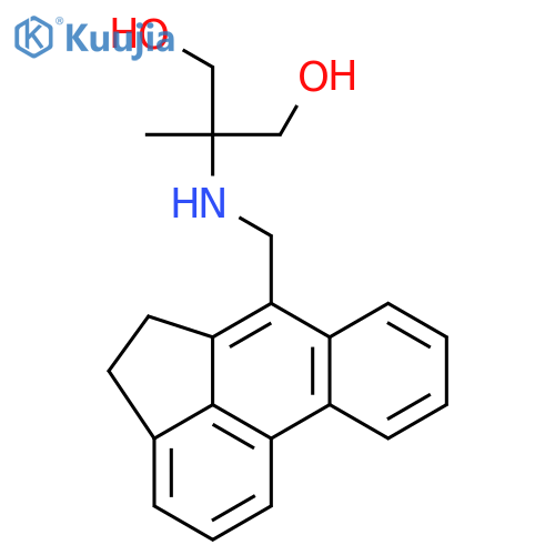1,3-Propanediol, 2-[[(4,5-dihydro-6-acephenanthrylenyl)methyl]amino]-2-methyl- structure