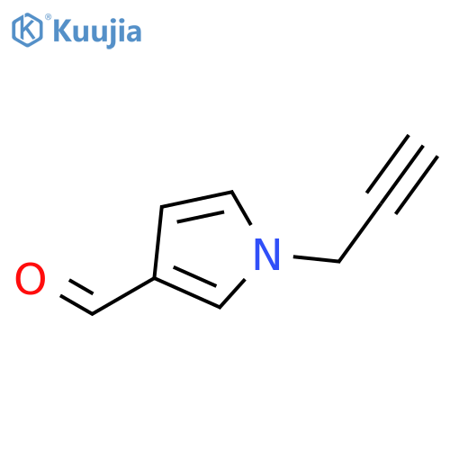 1-(2-propyn-1-yl)-1H-Pyrrole-3-carboxaldehyde structure