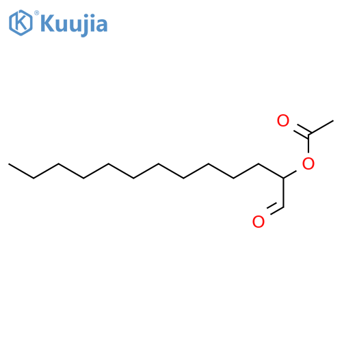 Tridecanal, 2-(acetyloxy)- structure