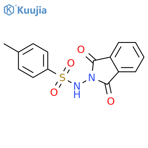 Benzenesulfonamide, N-(1,3-dihydro-1,3-dioxo-2H-isoindol-2-yl)-4-methyl- structure