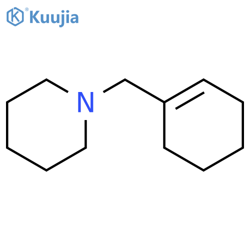 Piperidine, 1-(1-cyclohexen-1-ylmethyl)- structure