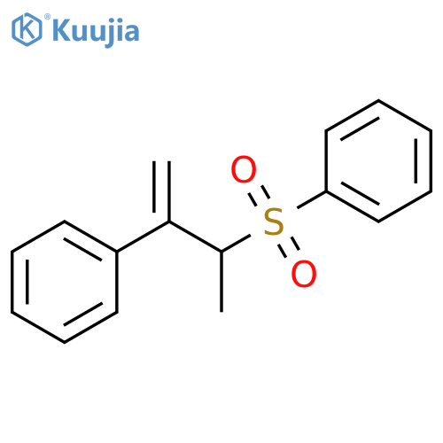 Benzene, [1-methylene-2-(phenylsulfonyl)propyl]- structure