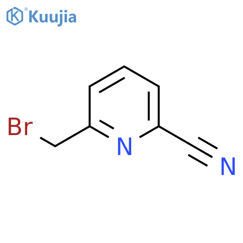 6-(bromomethyl)pyridine-2-carbonitrile structure