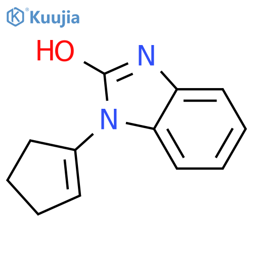 2H-Benzimidazol-2-one,1-(1-cyclopenten-1-yl)-1,3-dihydro- structure