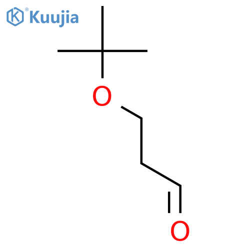 3-(tert-butoxy)propanal structure
