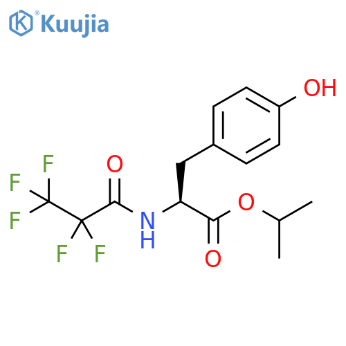 L-Tyrosine, N-(2,2,3,3,3-pentafluoro-1-oxopropyl)-, 1-methylethyl ester structure