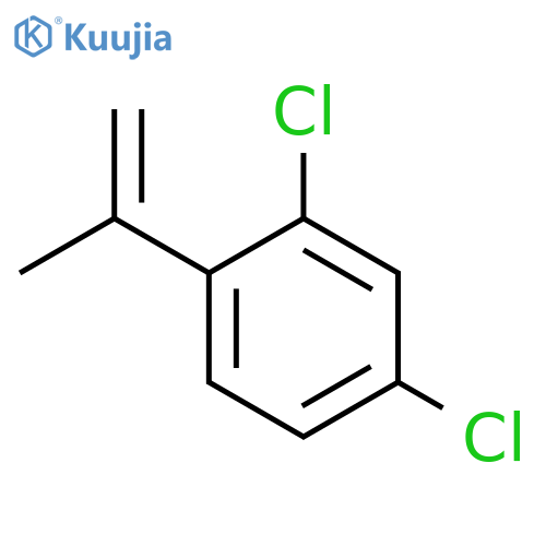 benzene, 1-(1-methylethenyl)-2,4-dichloro- structure