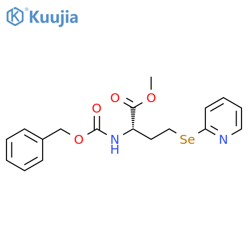 Butanoic acid, 2-[[(phenylmethoxy)carbonyl]amino]-4-(2-pyridinylseleno)-, methyl ester, (S)- (9CI) structure