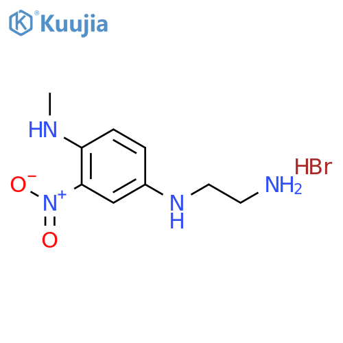 1,4-Benzenediamine, N4-(2-aminoethyl)-N1-methyl-2-nitro-, hydrobromide structure