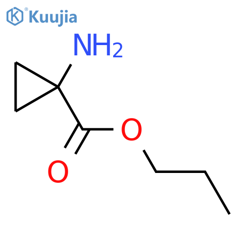 Cyclopropanecarboxylicacid, 1-amino-, propyl ester structure