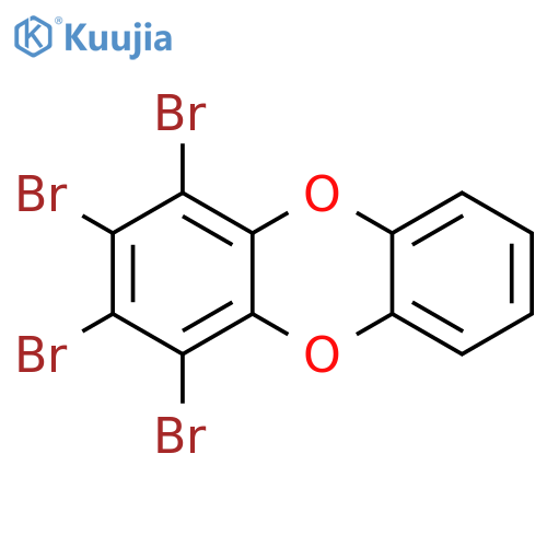 1,2,3,4-Tetrabromodibenzo-p-dioxin structure
