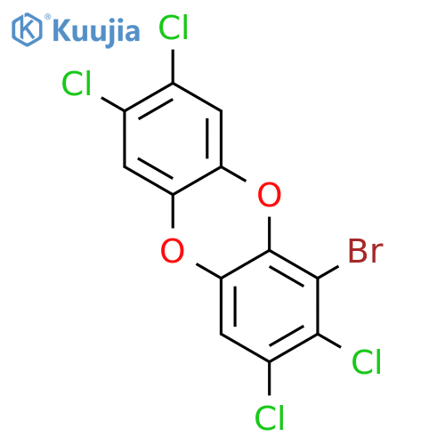Dibenzo[b,e][1,4]dioxin,1-bromo-2,3,7,8-tetrachloro- structure
