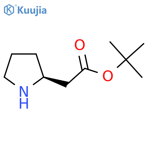 (S)-Pyrrolidin-2-yl-acetic Acid tert-Butyl Ester structure