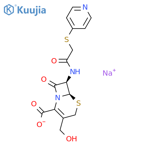Desacetyl Cephapirin Sodium Salt structure