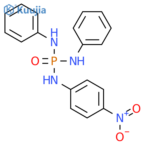 Phosphoric triamide, N-(4-nitrophenyl)-N',N''-diphenyl- structure