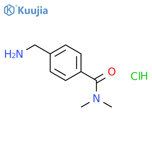 4-(Aminomethyl)-N,N-dimethylbenzamide hydrochloride structure