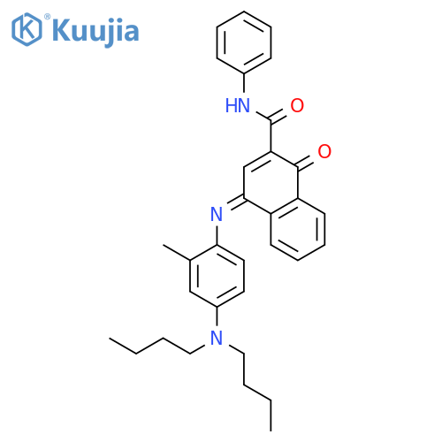 2-Naphthalenecarboxamide, 4-[[4-(dibutylamino)-2-methylphenyl]imino]-1,4-dihydro-1-oxo-N-phenyl- structure