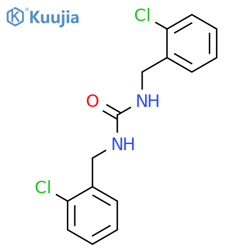 Urea, N,N'-bis[(2-chlorophenyl)methyl]- structure