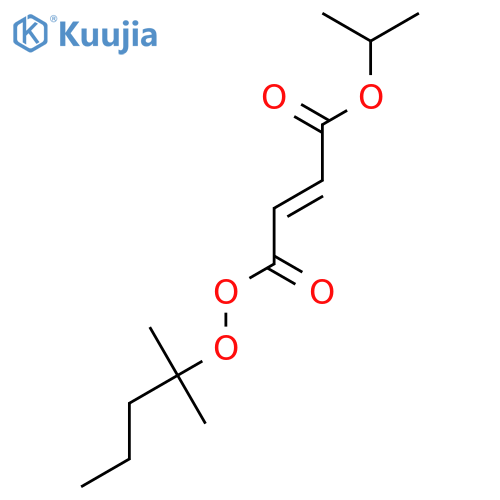 2-Buteneperoxoic acid, 4-(1-methylethoxy)-4-oxo-, tert-hexyl ester, (E)- structure
