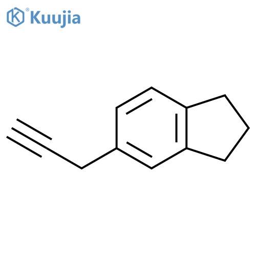 5-(prop-2-yn-1-yl)-2,3-dihydro-1H-indene structure