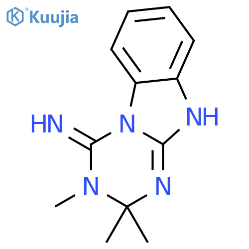 1,3,5-Triazino[1,2-a]benzimidazol-4(1H)-imine,2,3-dihydro-2,2,3-trimethyl- structure
