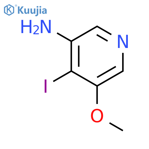 4-Iodo-5-methoxypyridin-3-amine structure
