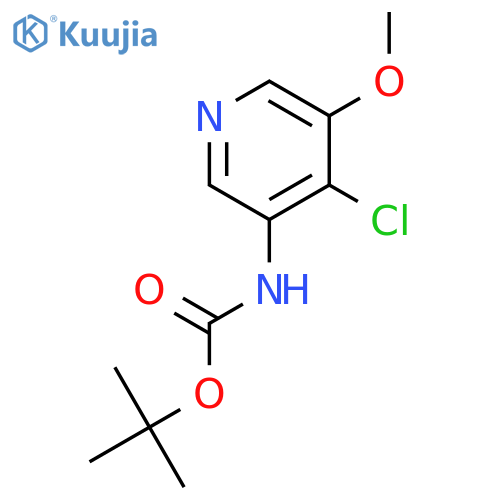 tert-Butyl 4-Chloro-5-methoxypyridin-3-ylcarbamate structure