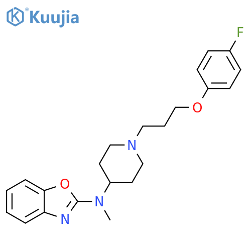 2-Benzoxazolamine,N-[1-[3-(4-fluorophenoxy)propyl]-4-piperidinyl]-N-methyl- structure