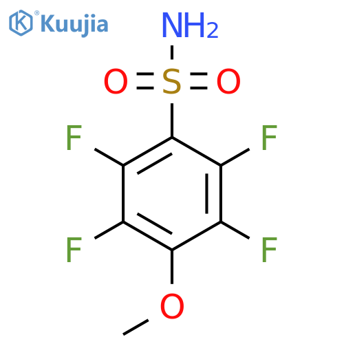 4-Methoxy-2,3,5,6-tetrafluorobenzenesulfonamide structure