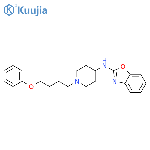 2-Benzoxazolamine, N-[1-(4-phenoxybutyl)-4-piperidinyl]- structure
