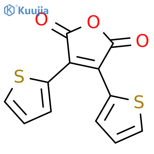 2,5-Furandione, 3,4-di-2-thienyl- structure