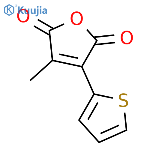 2,5-FURANDIONE, 3-METHYL-4-(2-THIENYL)- structure
