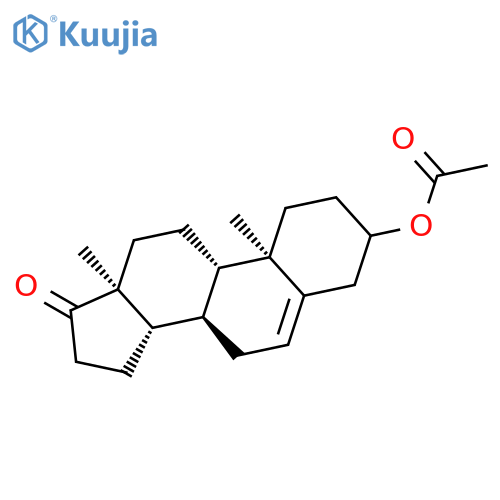 Androst-5-en-17-one, 3-(acetyloxy)- structure