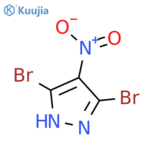 3,5-Dibromo-4-nitro-1H-pyrazole structure