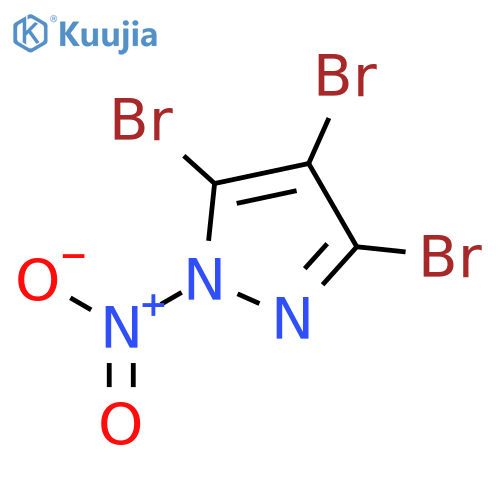 3,4,5-Tribromo-1-nitro-1H-pyrazole structure