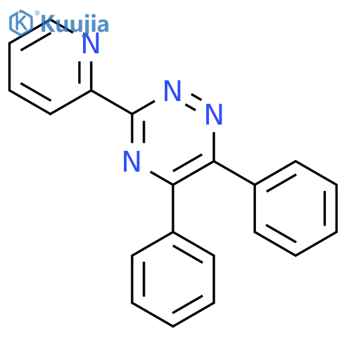 3-(2-Pyridyl)-5,6-diphenyl-1,2,4-triazine structure