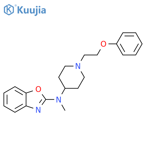 2-Benzoxazolamine, N-methyl-N-[1-(2-phenoxyethyl)-4-piperidinyl]- structure