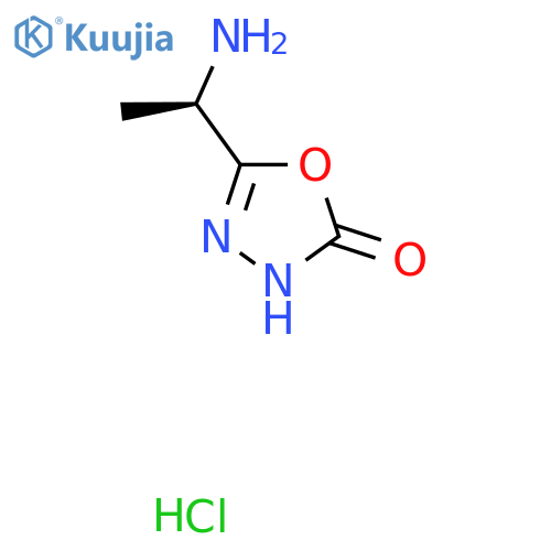 (R)-5-(1-Aminoethyl)-1,3,4-oxadiazol-2(3H)-one hydrochloride structure