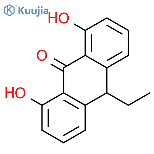 9(10H)-Anthracenone,10-ethyl-1,8-dihydroxy- structure
