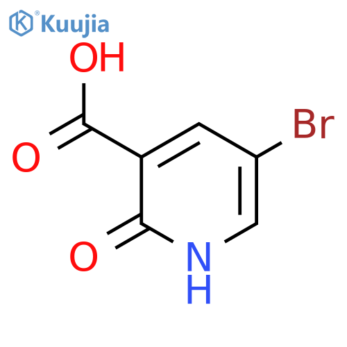5-bromo-2-hydroxypyridine-3-carboxylic acid structure