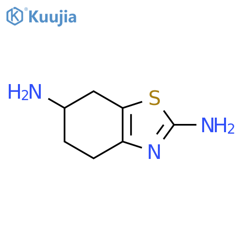 4,5,6,7-tetrahydro-1,3-benzothiazole-2,6-diamine structure