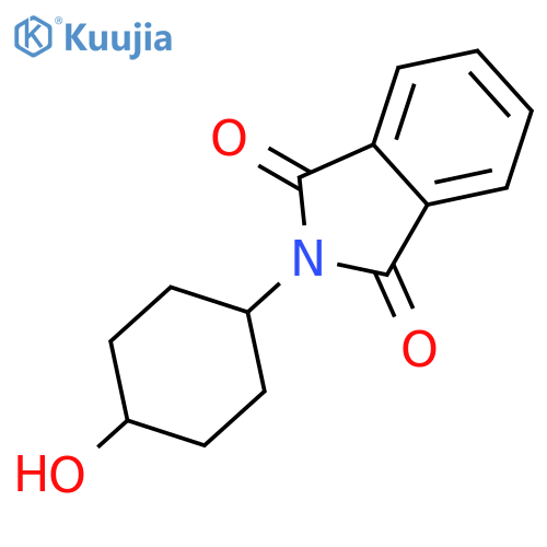2-(4-hydroxycyclohexyl)-2,3-dihydro-1H-isoindole-1,3-dione structure