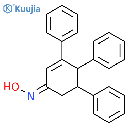 2-Cyclohexen-1-one,3,4,5-triphenyl-, oxime structure