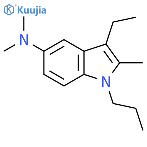 1H-Indol-5-amine, 3-ethyl-N,N,2-trimethyl-1-propyl- structure