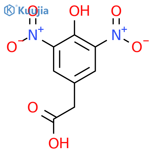 3,5-Dinitro-4-hydroxyphenylacetic Acid structure