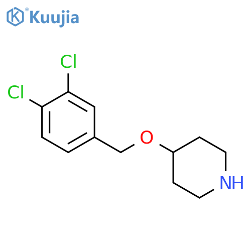 4-[(3,4-dichlorophenyl)methoxy]piperidine structure