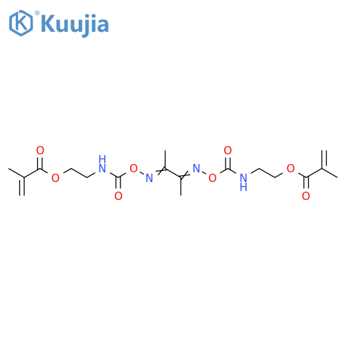 1,1′-(7,8-Dimethyl-4,11-dioxo-5,10-dioxa-3,6,9,12-tetraazatetradeca-6,8-diene-1,14-diyl) bis(2-methyl-2-propenoate) structure
