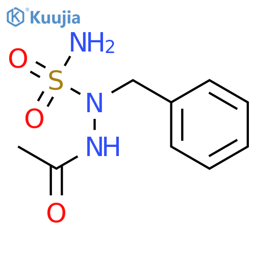 Acetic acid, 2-(aminosulfonyl)-2-(phenylmethyl)hydrazide structure