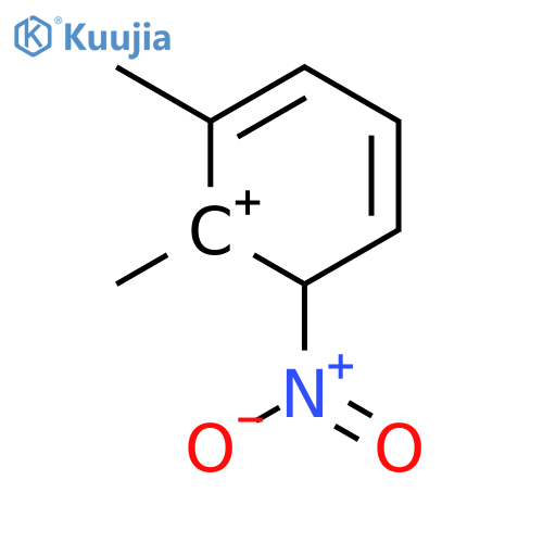 Cyclohexadienylium, 1,2-dimethyl-6-nitro- structure