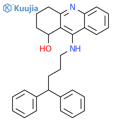 1-Acridinol,9-[(4,4-diphenylbutyl)amino]-1,2,3,4-tetrahydro- structure